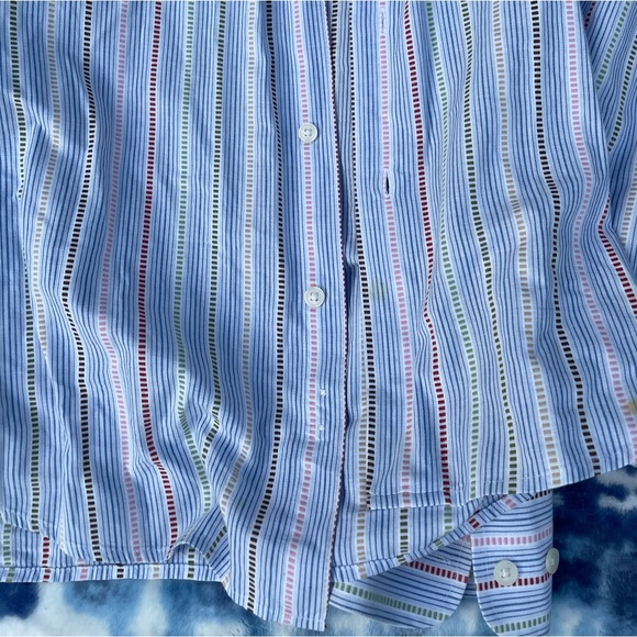 Vintage Single Needle Tailoring Beverly Hills Polo Club 100% Combed Cotton Shirt - Picture 4 of 13